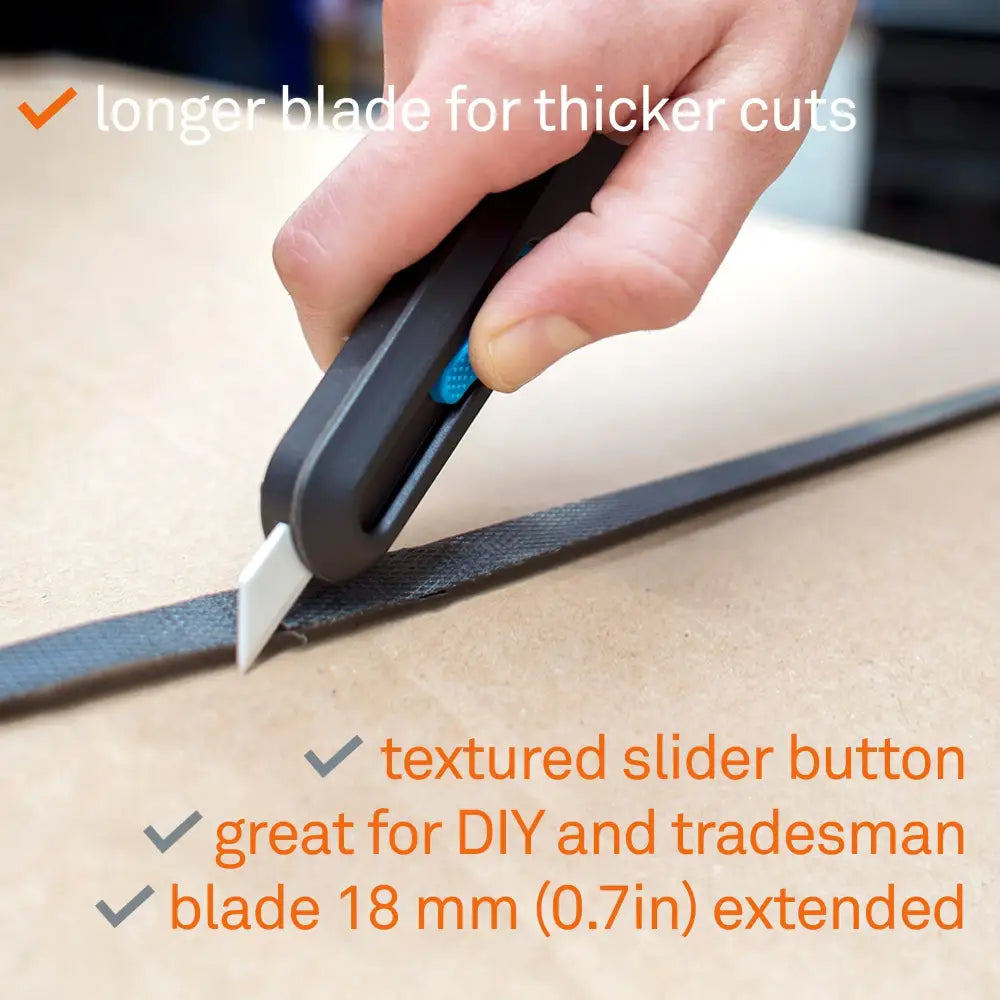 Slice smart-retracting utility knife in action