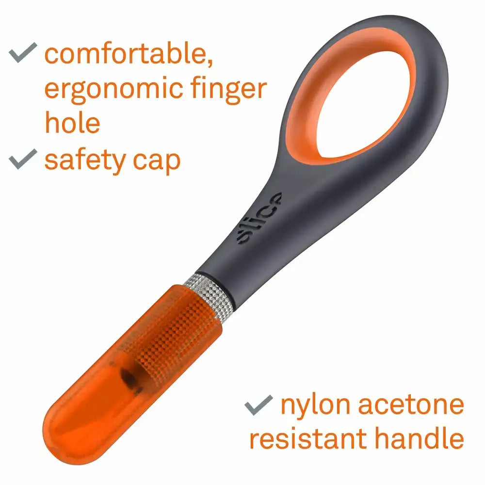 Slice precision knife with cap in place