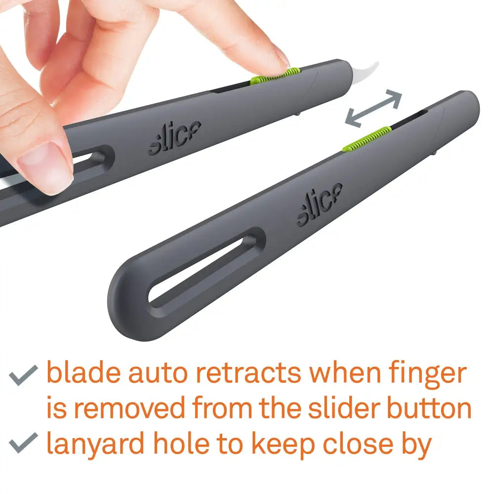 Slice auto-retractable seam ripper retraction