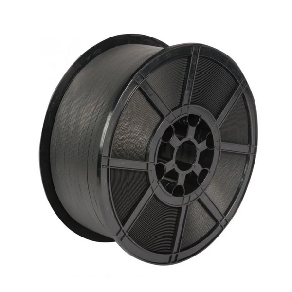 Black Polypropylene Strapping 12mm x 1500m. 180Kg Breaking Strain PP Strapping Reels & Rolls Safeguard   