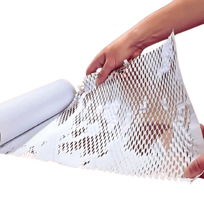 Activatec Whie Honeycomb Wrapping Paper