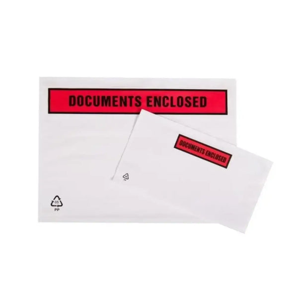 A7 printed documents enclosed wallets