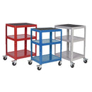 Adjustable height trolleys