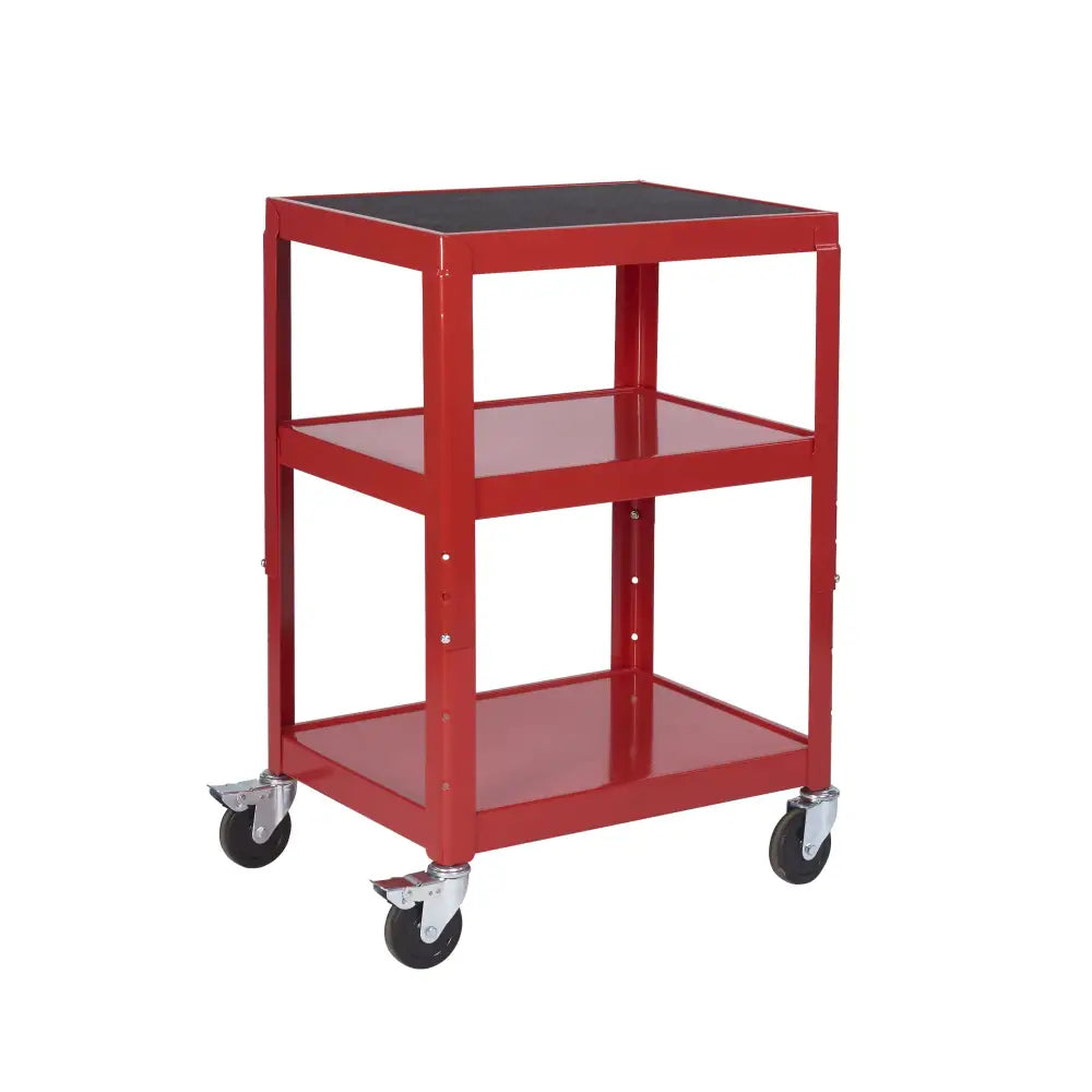 Adjustable height trolleys