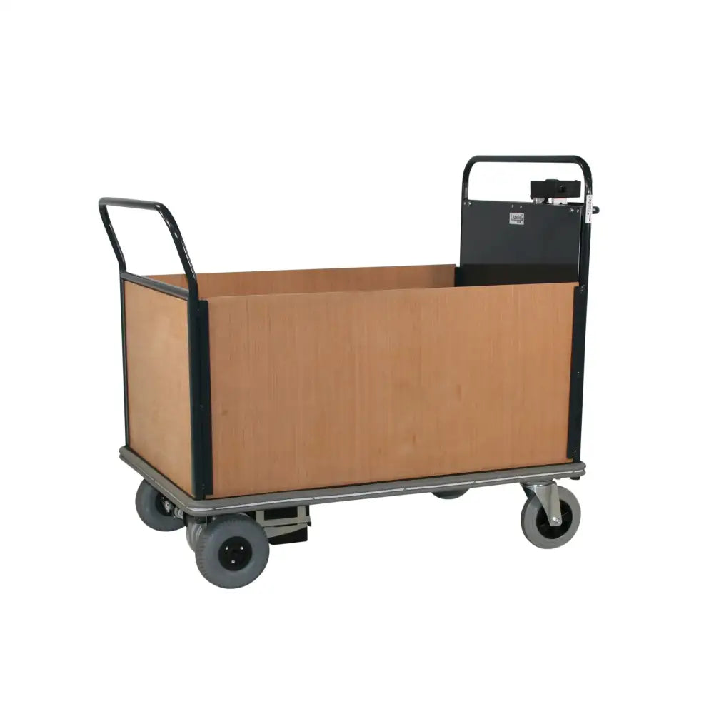 Apollo uk powered platform trucks - timber end & sides