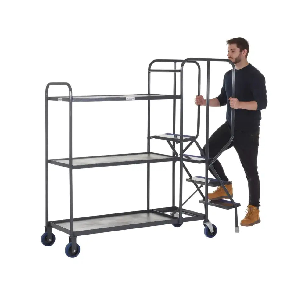 Apollo uk stepped picking trolleys