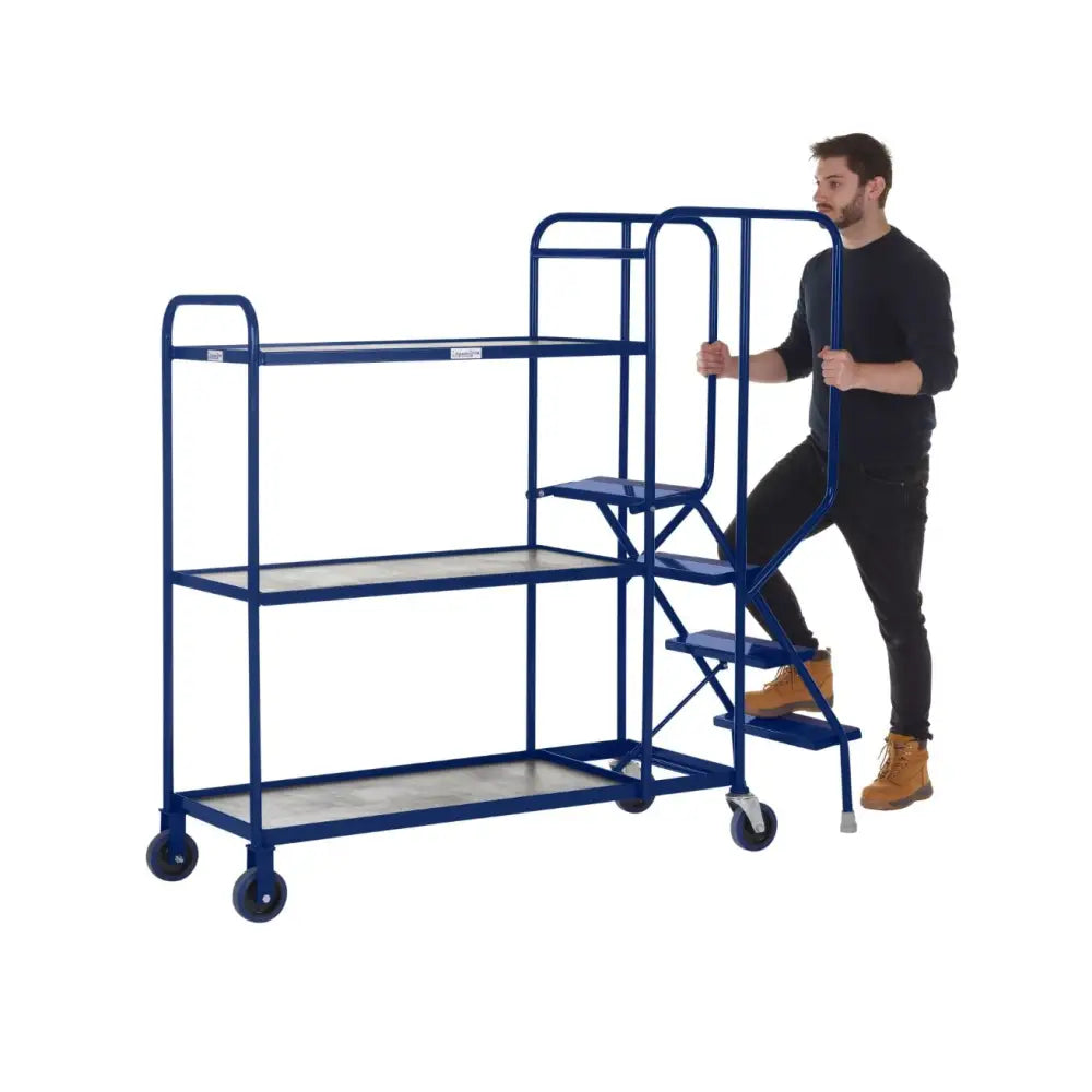 Apollo uk stepped picking trolleys