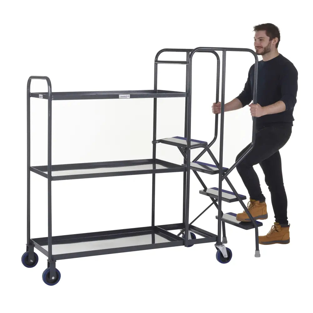 Apollo uk stepped picking trolleys
