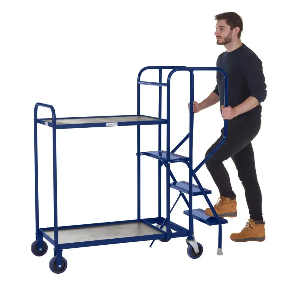 Apollo uk stepped picking trolleys