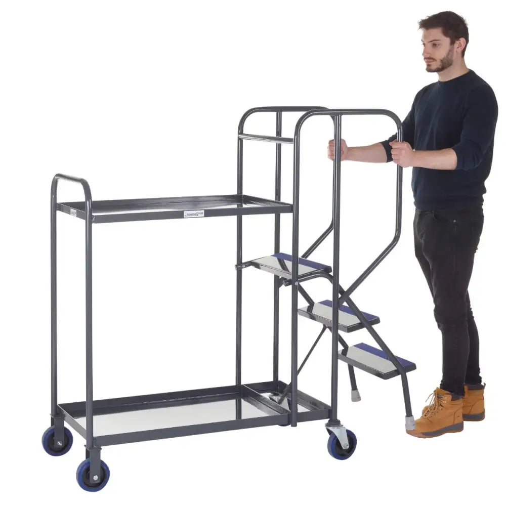 Apollo uk stepped picking trolleys