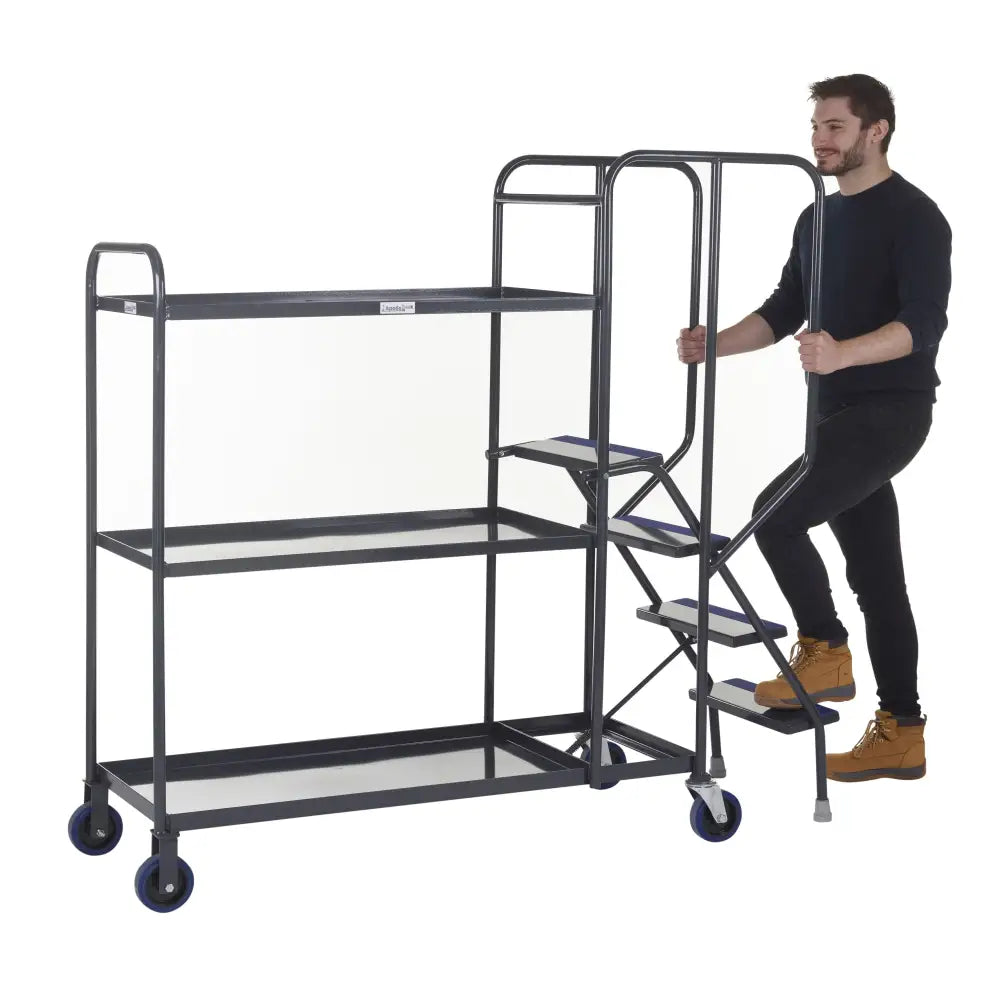 Apollo uk stepped picking trolleys