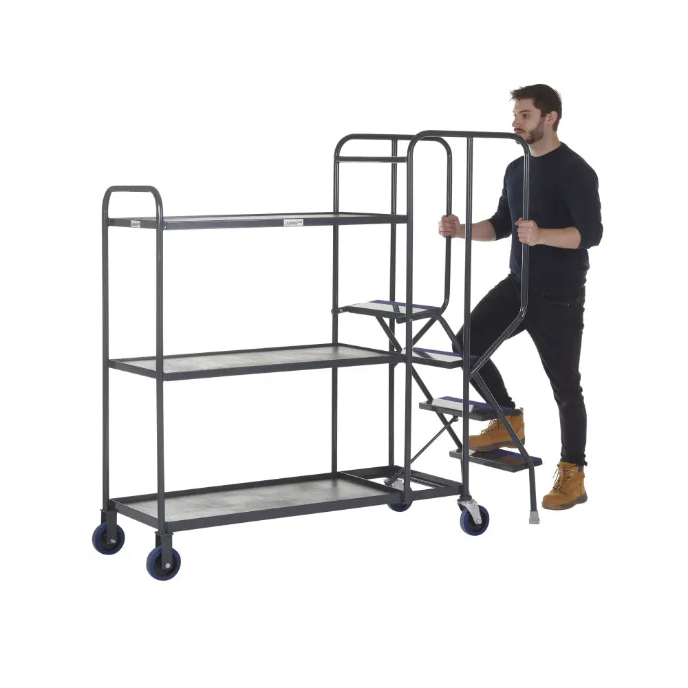 Apollo uk stepped picking trolleys