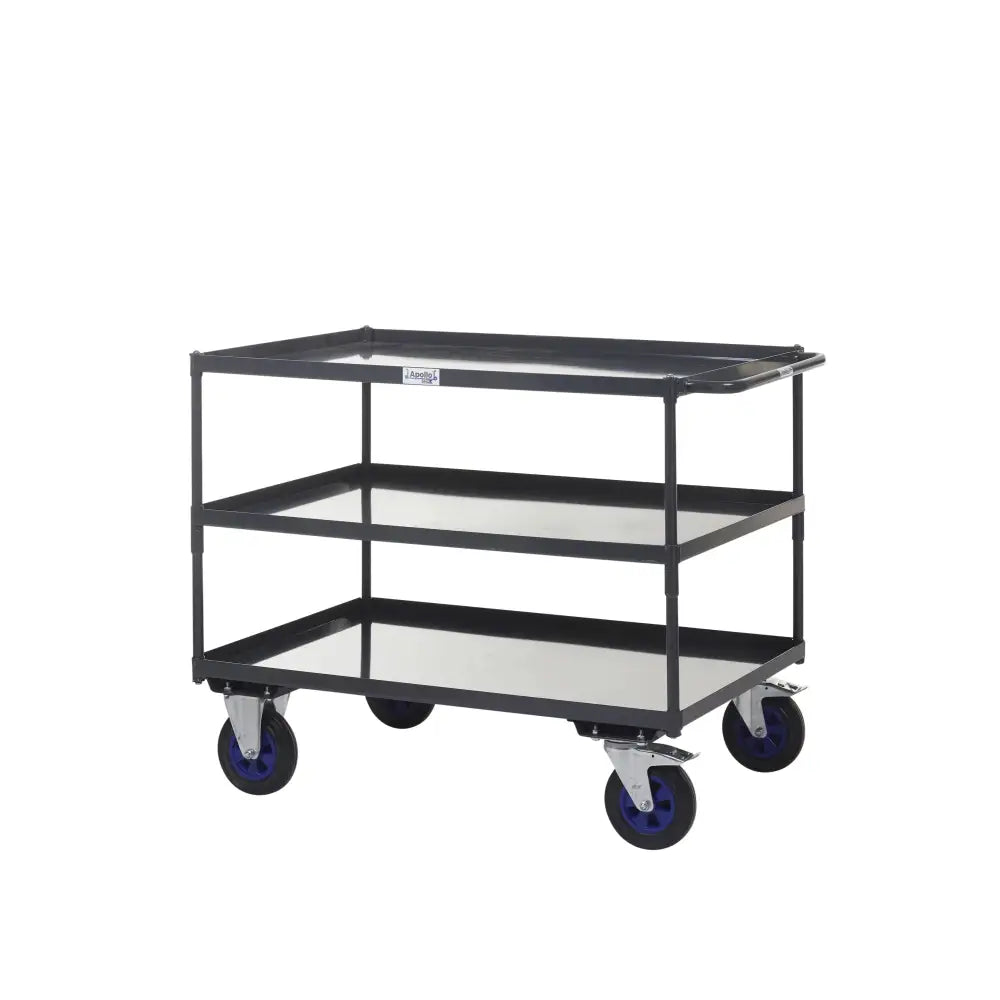 Apollo uk table top shelf trucks - steel shelves