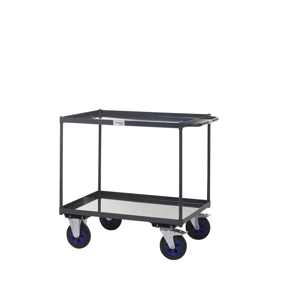 Apollo uk table top shelf trucks - steel shelves