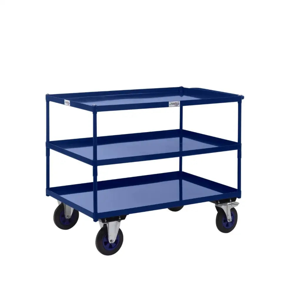 Apollo uk table top shelf trucks - steel shelves