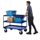 Apollo uk table top shelf trucks - steel shelves