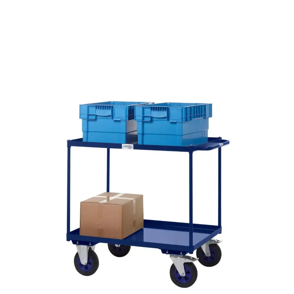 Apollo uk table top shelf trucks - steel shelves