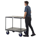 Apollo uk table top shelf trucks - timber shelves