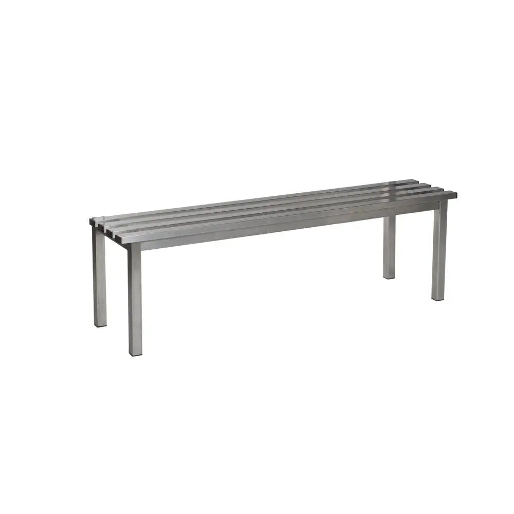 Aqua mezzo stainless steel benches with seats