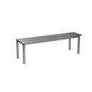 Aqua mezzo stainless steel benches with seats