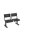 Beam benches with steel seats