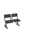 Beam benches with steel seats