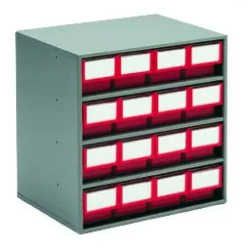 Bin Cabinets Get Me Packaging 16 395 x 400 x 300 Red