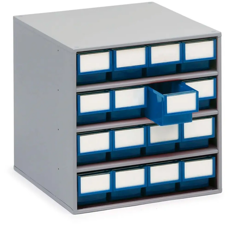 Bin Cabinets Get Me Packaging 16 395 x 400 x 400 Blue