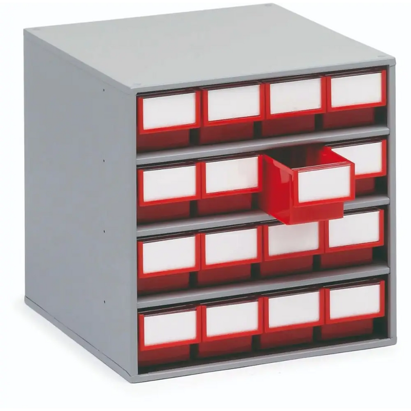 Bin Cabinets Get Me Packaging 16 395 x 400 x 400 Red