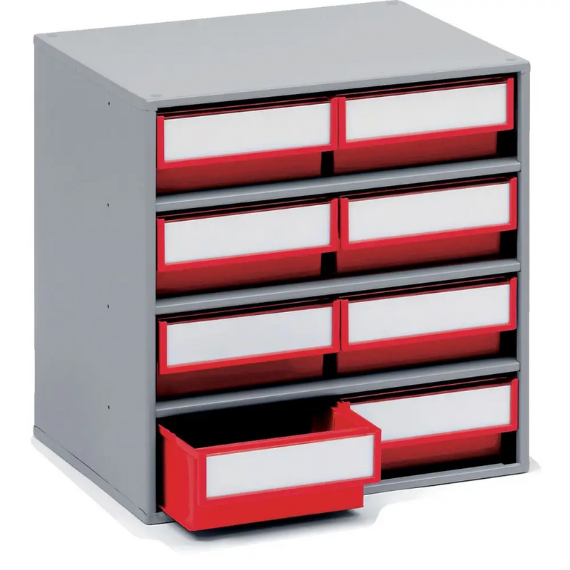Bin Cabinets Get Me Packaging 8 395 x 400 x 300 Red