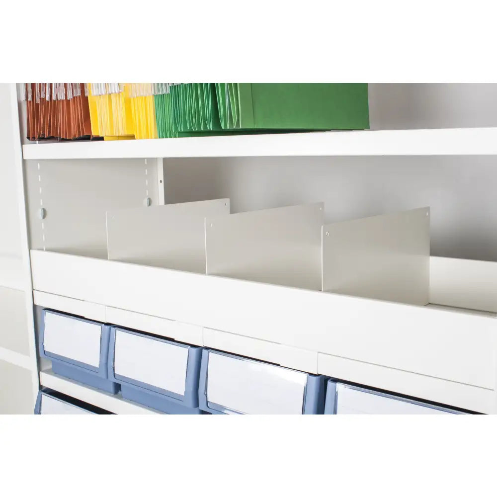 Bin front for delta plus shelving