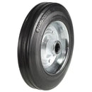 Black wire rubber tyred wheels with metal centres