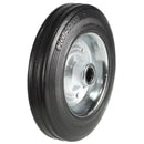 Black wire rubber tyred wheels with metal centres