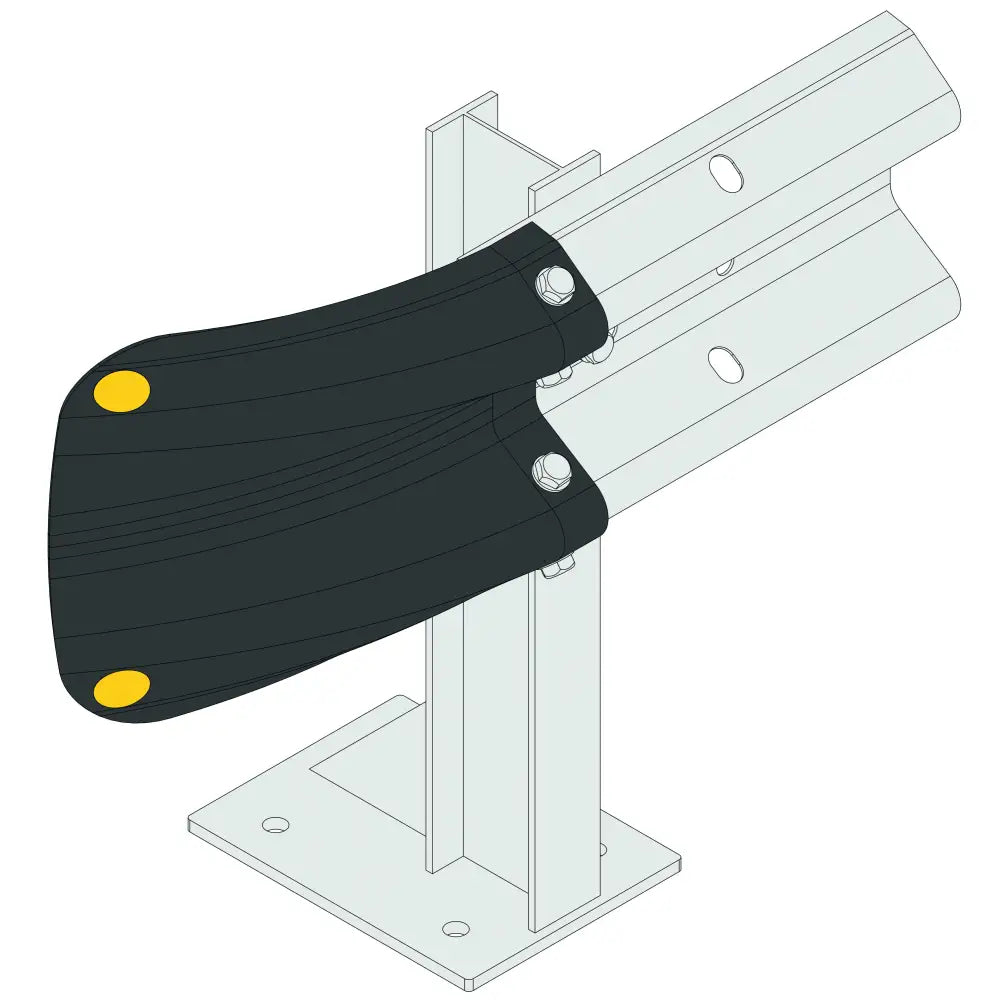 Brandsafe armco fishtail safety end