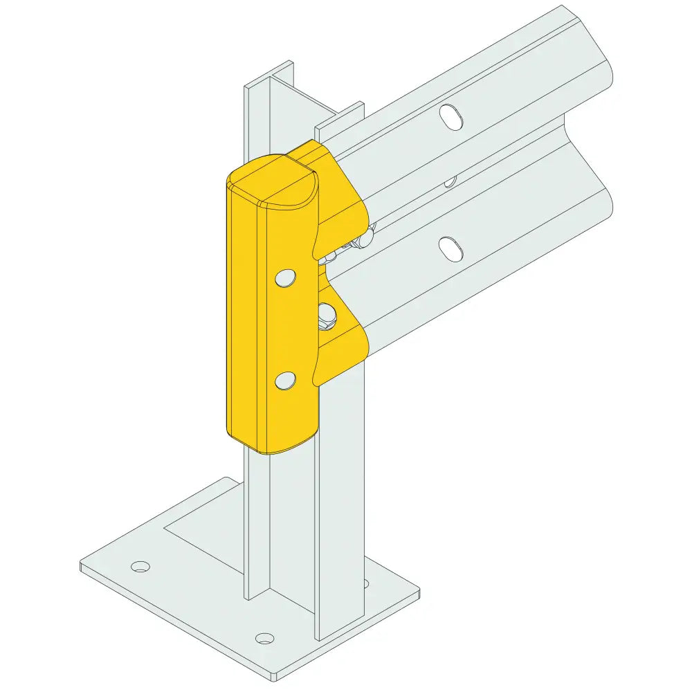Brandsafe armco pedestrian safety end
