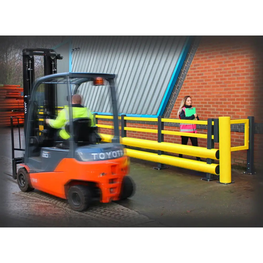 Brandsafe pedestrian bumper barriers