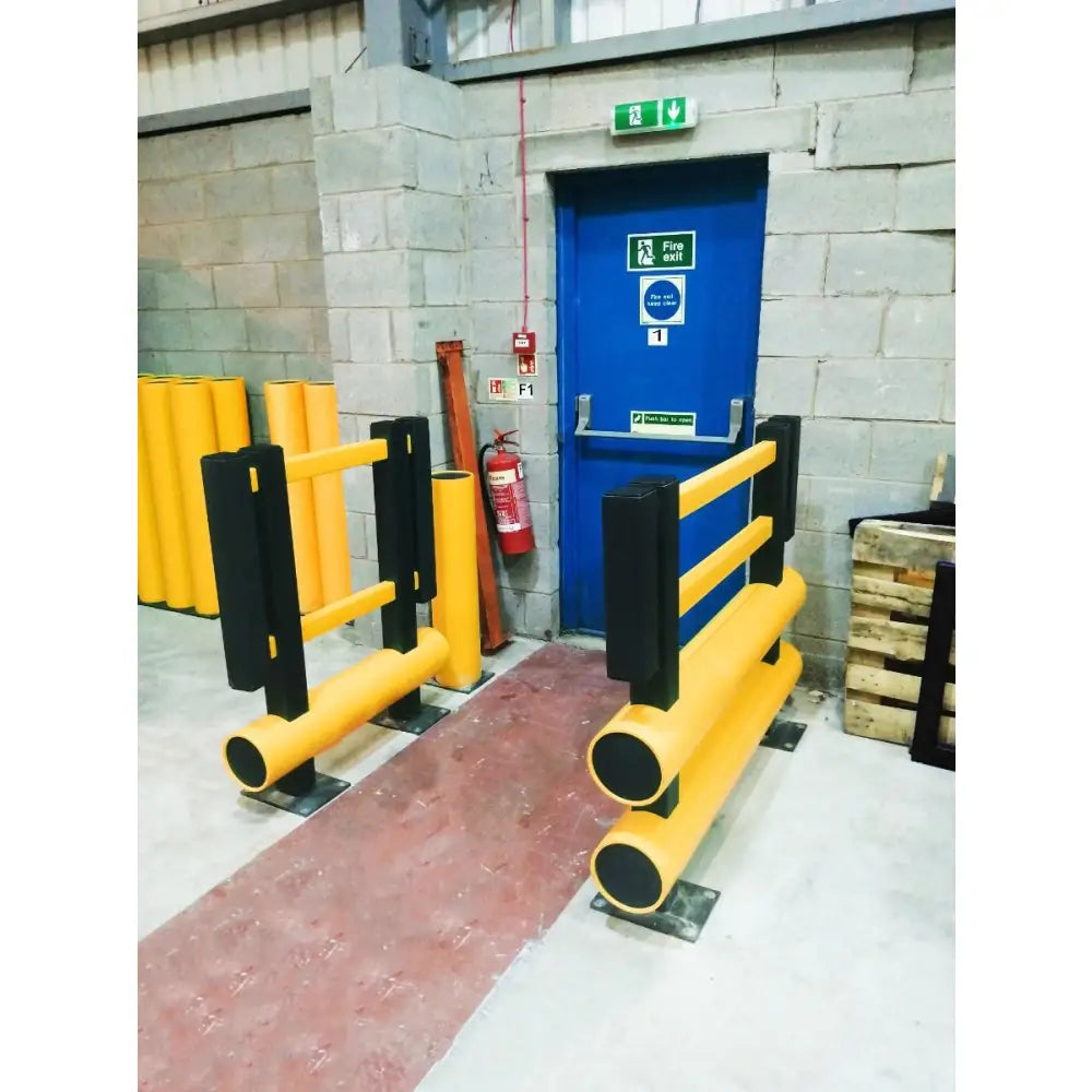 Brandsafe pedestrian bumper barriers