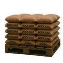 Brown de-icing salt 50 mini bags of 20kg