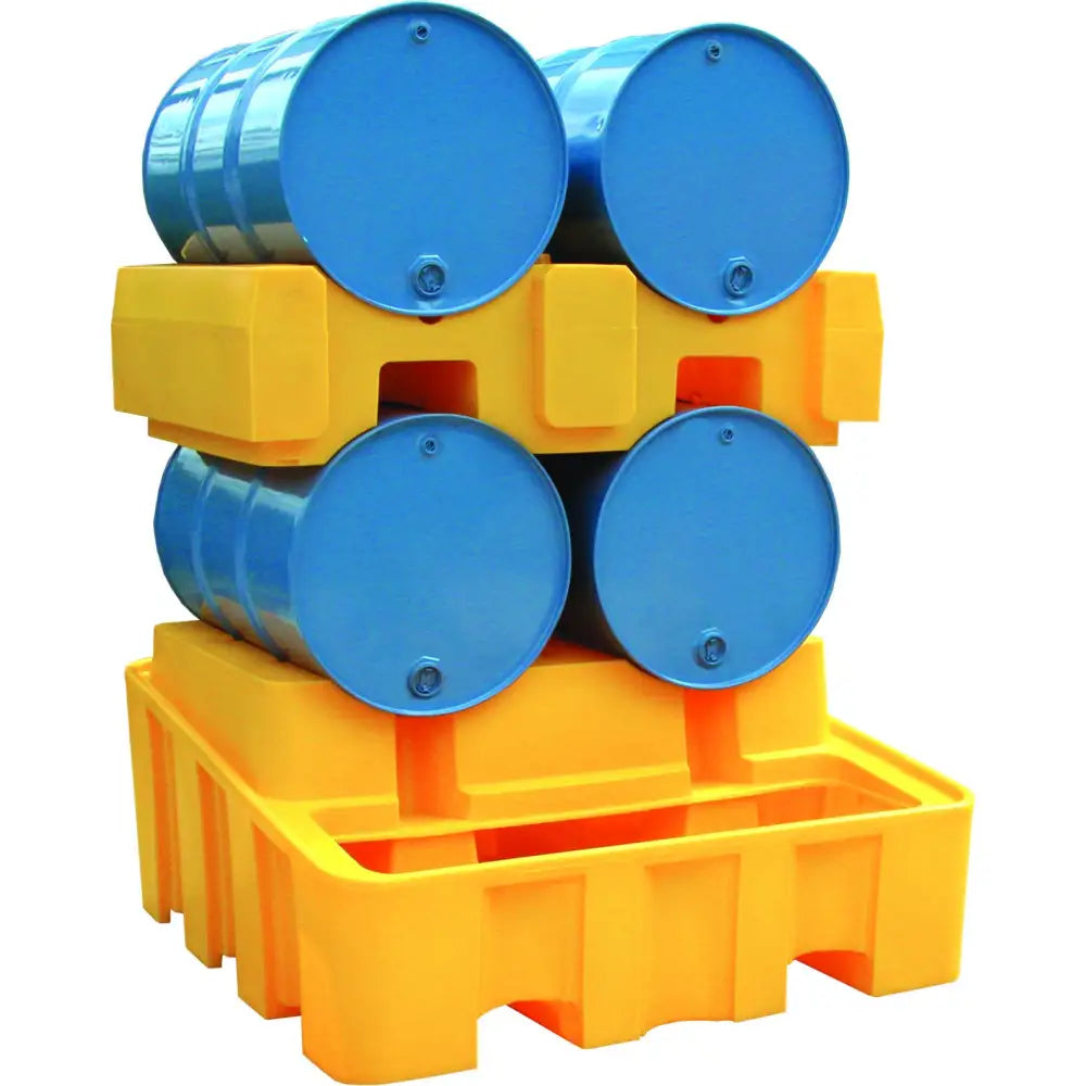 Bunded drum rack system