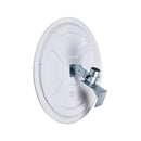 Circular traffic mirrors with reflective edges