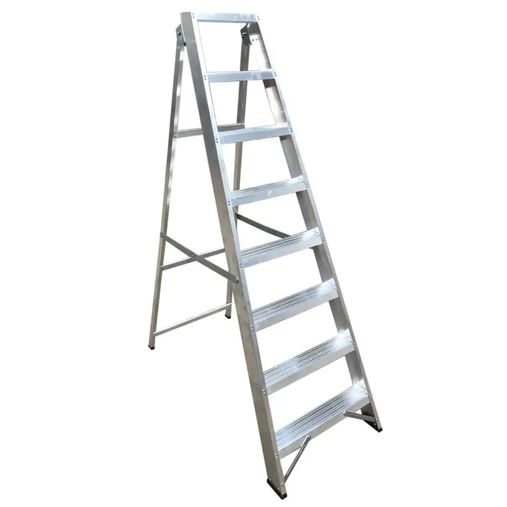 Climb-it aluminium swingback stepladders