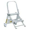 Climb-it easy slope aluminium folding leader steps