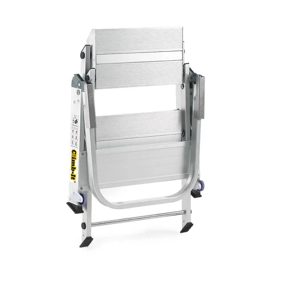 Climb-it easy slope aluminium folding leader steps