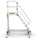 Climb-it extra large platform safety steps with adjustable stabilisers