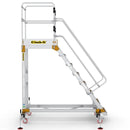 Climb-it extra large platform safety steps with adjustable stabilisers