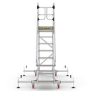 Climb-it extra large platform safety steps with adjustable stabilisers