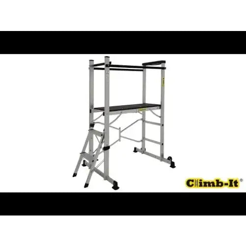 Climb-it folding work platforms