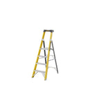 Climb-it glass fibre platform stepladders