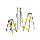 Climb-it glass fibre swingback stepladders