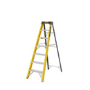 Climb-it glass fibre swingback stepladders